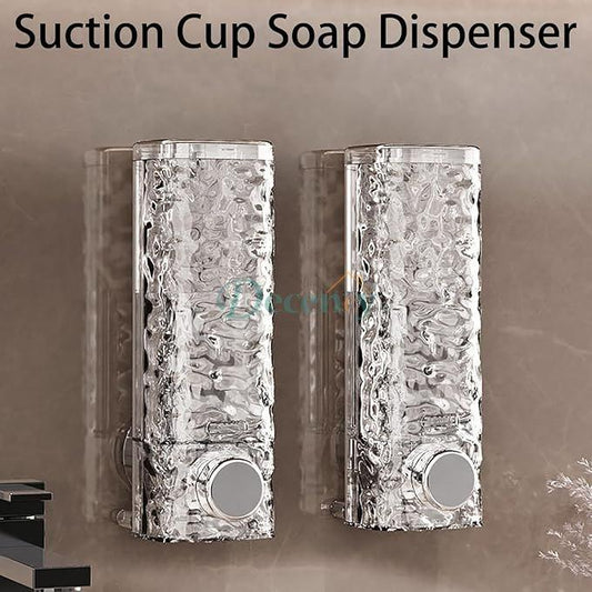 Wall Mounted Suction Cup Soap Dispenser, 450ml
