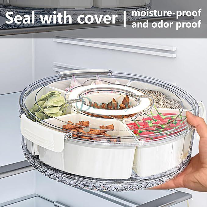 Seasoning Organizers With 6 Divisions