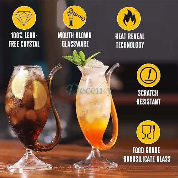 Melbify Vampire Cocktail Glass (340 ML )