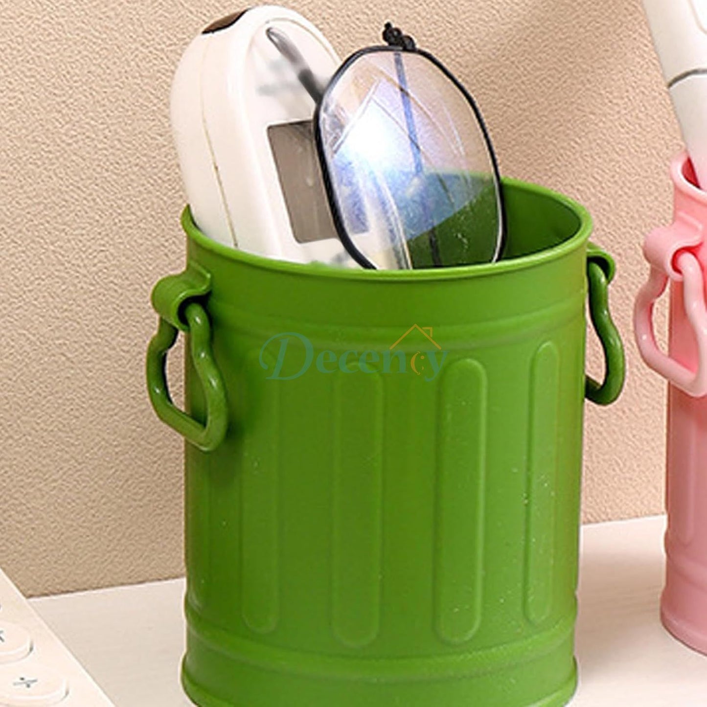 Cute Pencil Bucket Shape Pencil Case Pen Holder