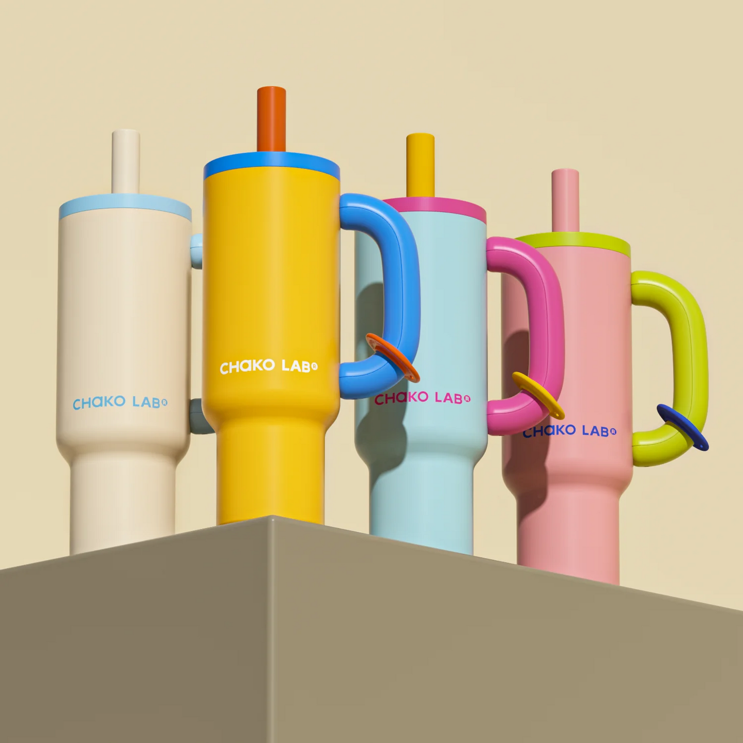 CHAKO LAB THERMOS CUP- LEMON - 1050ml