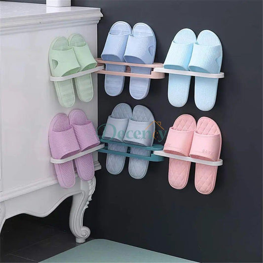 Wall Mounted Shoe And Bathroom Towel Organizer Rack - Decency