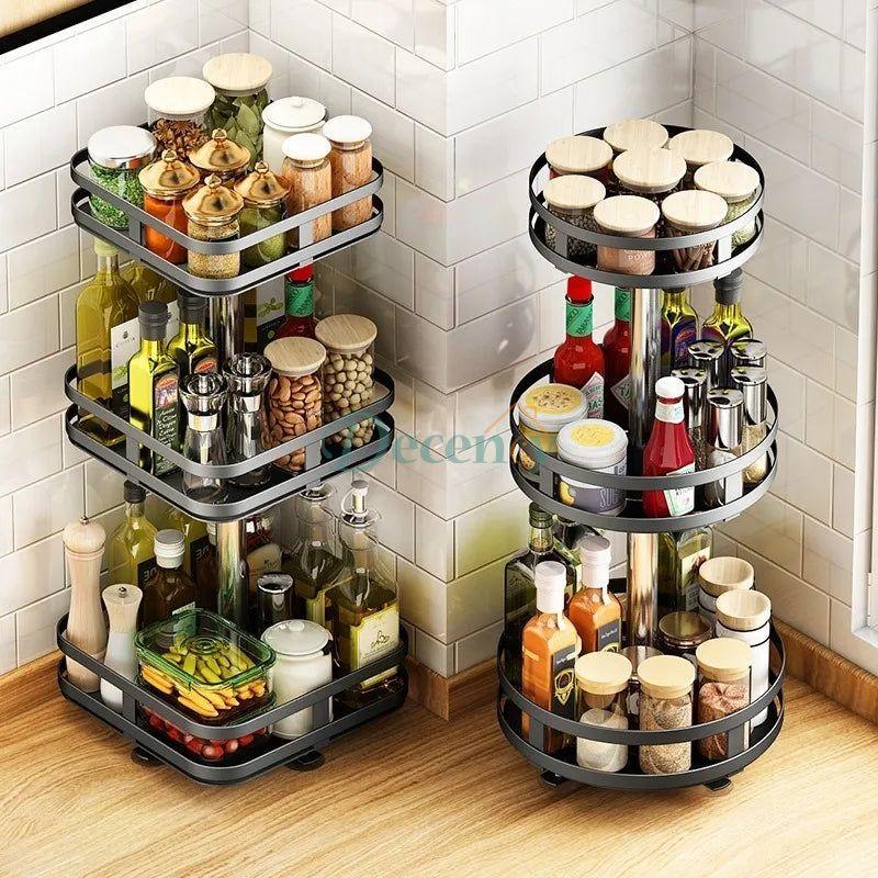 360° Rotatable Metal Storage Organizer - Decency