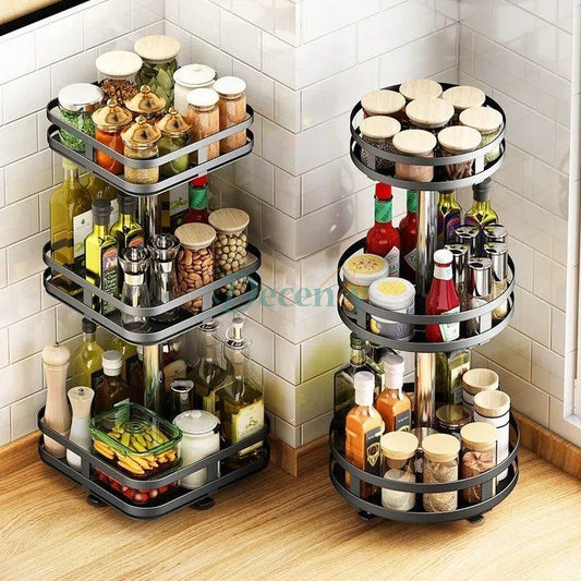 360° Rotatable Metal Storage Organizer - Decency