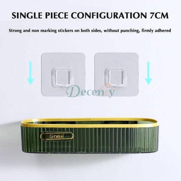 Acrylic Luxury Wall Mounted Rectangle Shelf