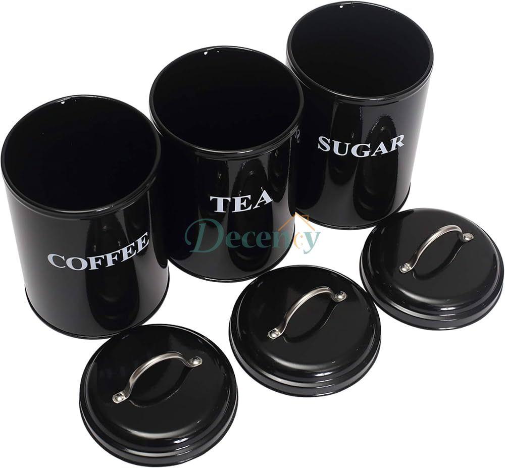Set Of 3 Coffee Sugar Container Set