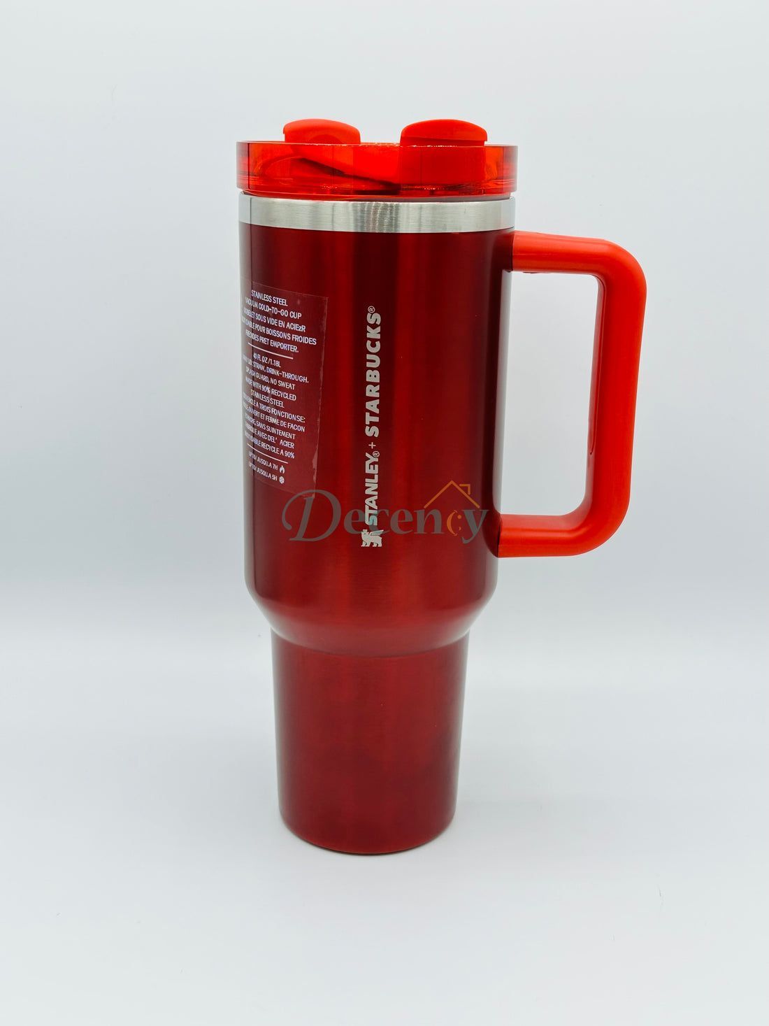 Starbucks + Stanley Holiday Red (40 oz) Red Tumbler Mug