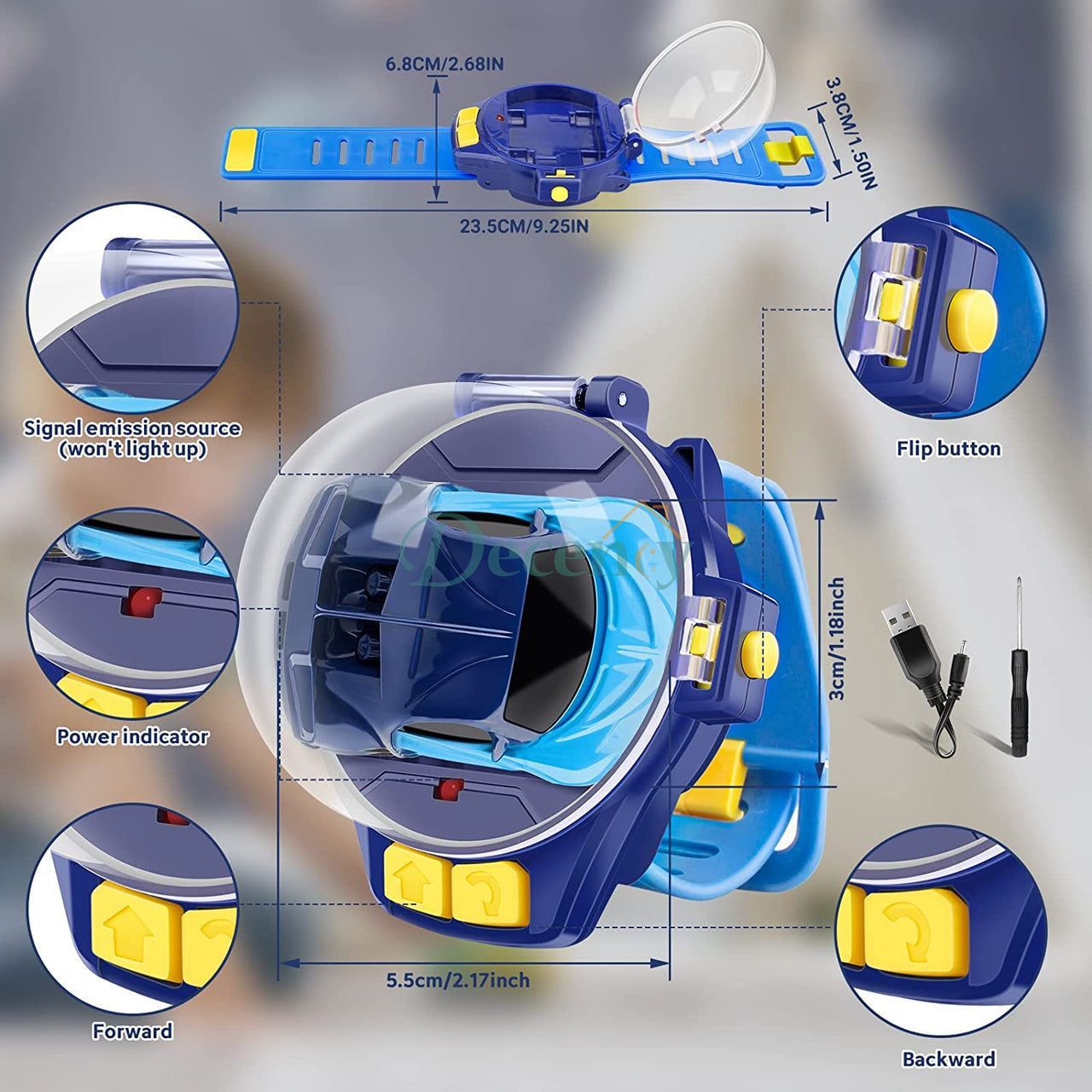 Wrist Watch Remote Control Car - Decency