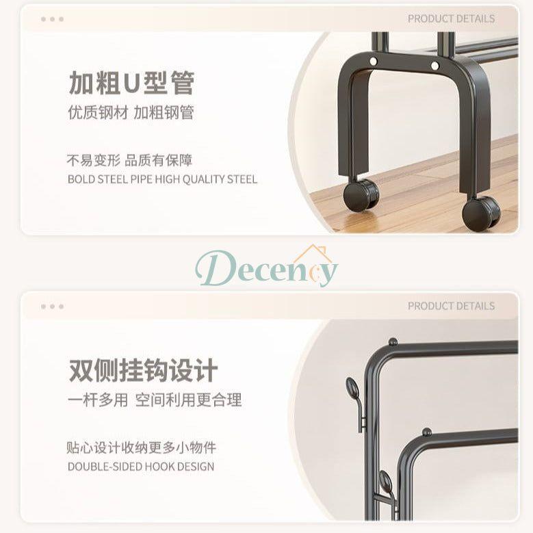 Floor-Standing Cloth Rack