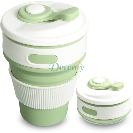 Silicone Folding Coffee Cup with Lid