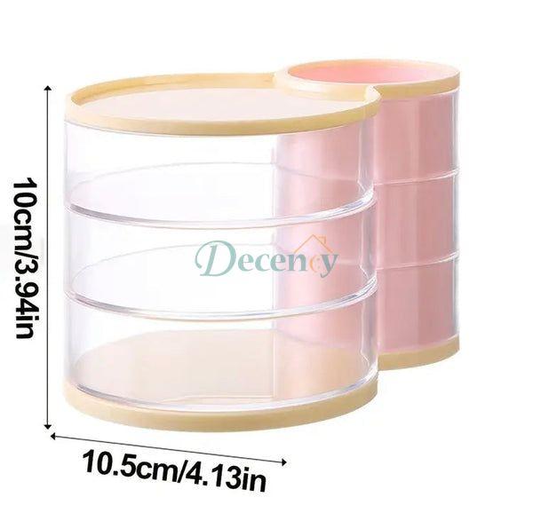 2 in 1 Jewellery and Brushes Organizer