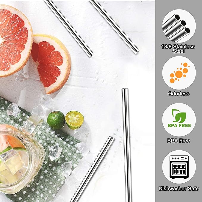 Stainless Steel Stanley Tumblers Straw ( Without Brush )