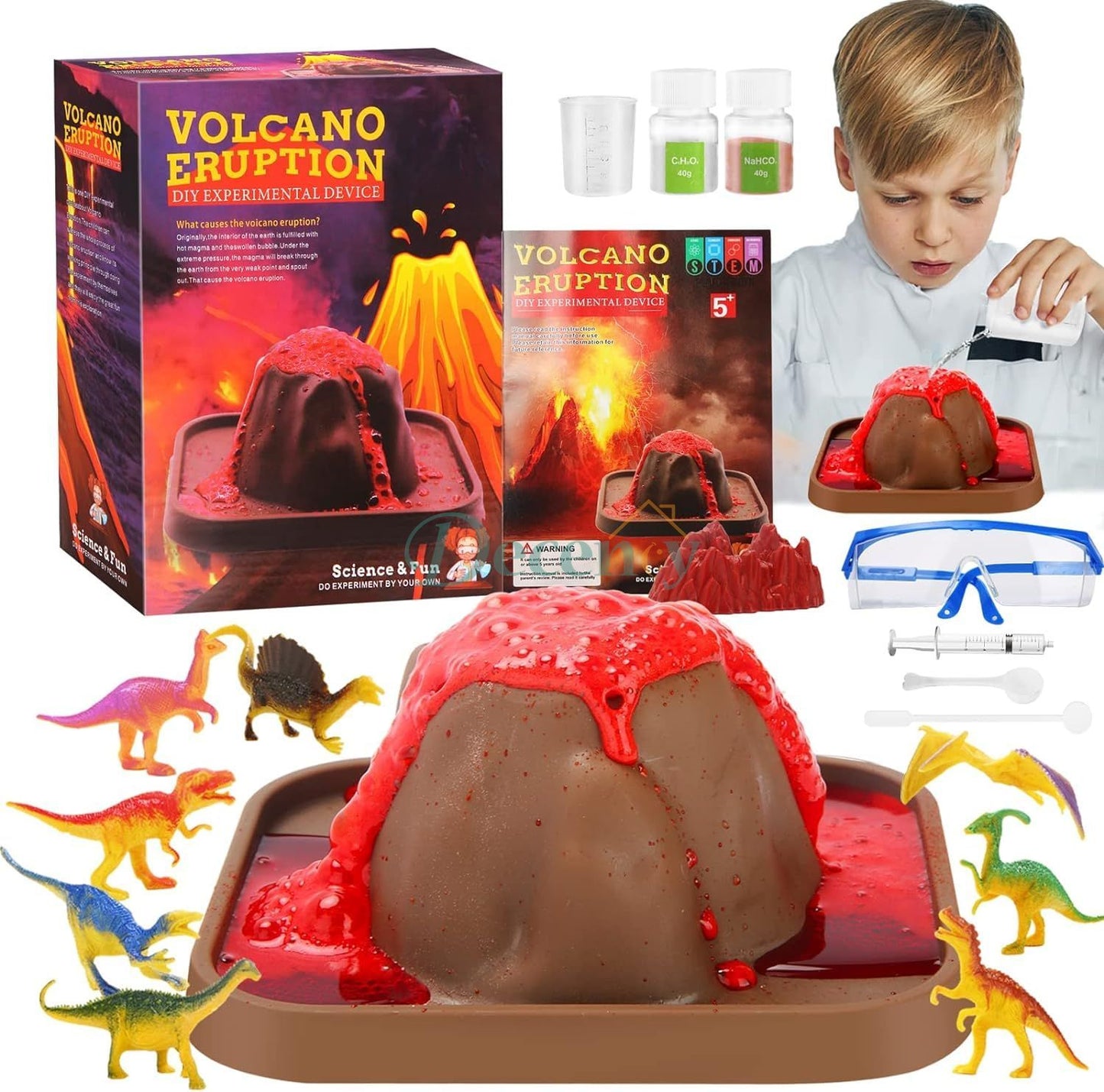 Volcano Eruption Kit - Diy Science Kit π