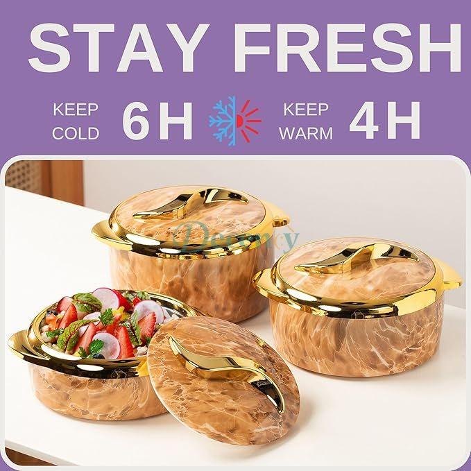 3 Piece Insulated Casserole Hot Pot