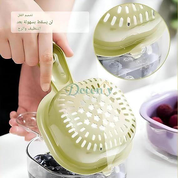 Double Layer Drain Basket – Cute Handle 2-in-1 Vegetable & Fruit Washer