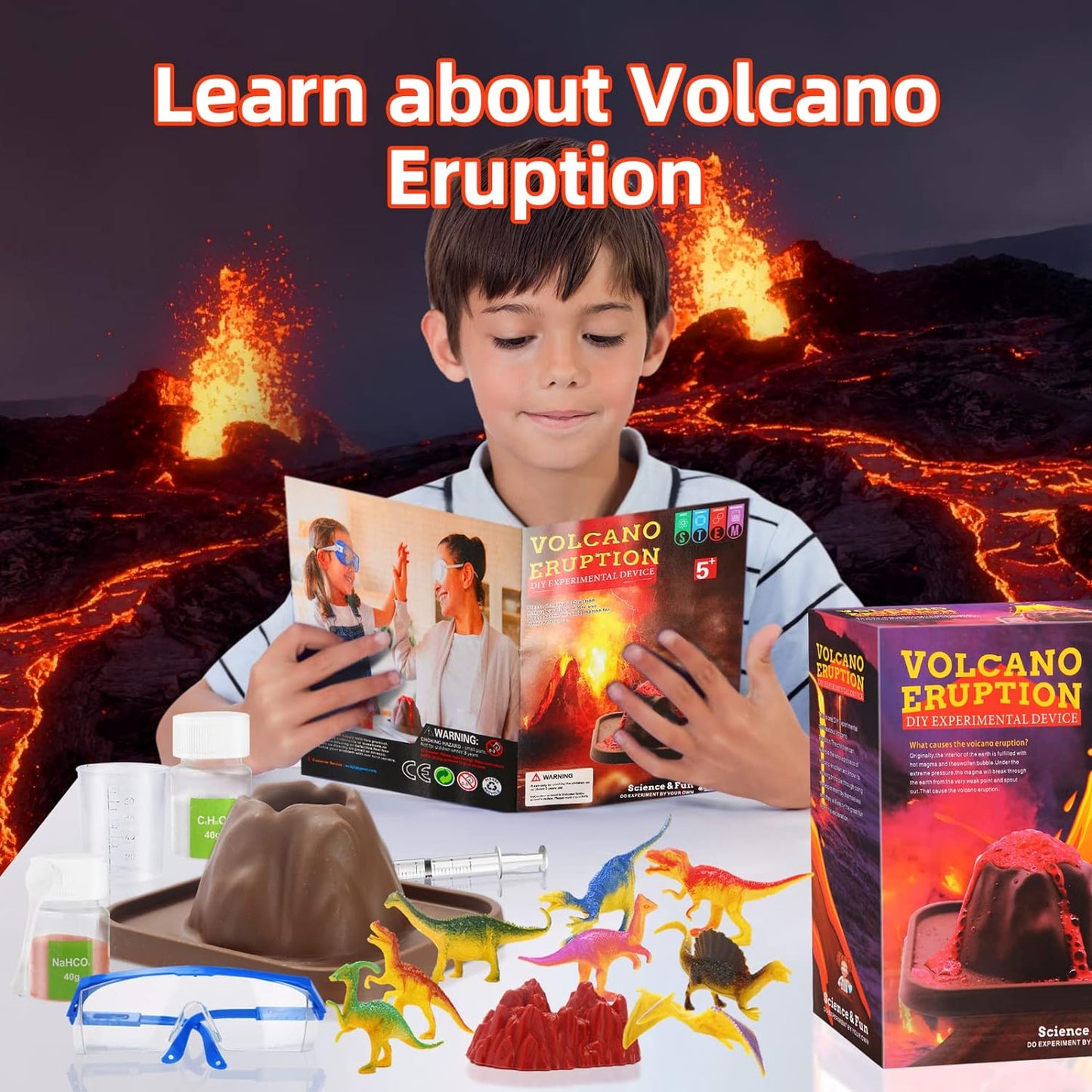 Volcano Eruption Kit - Diy Science Kit 🌋