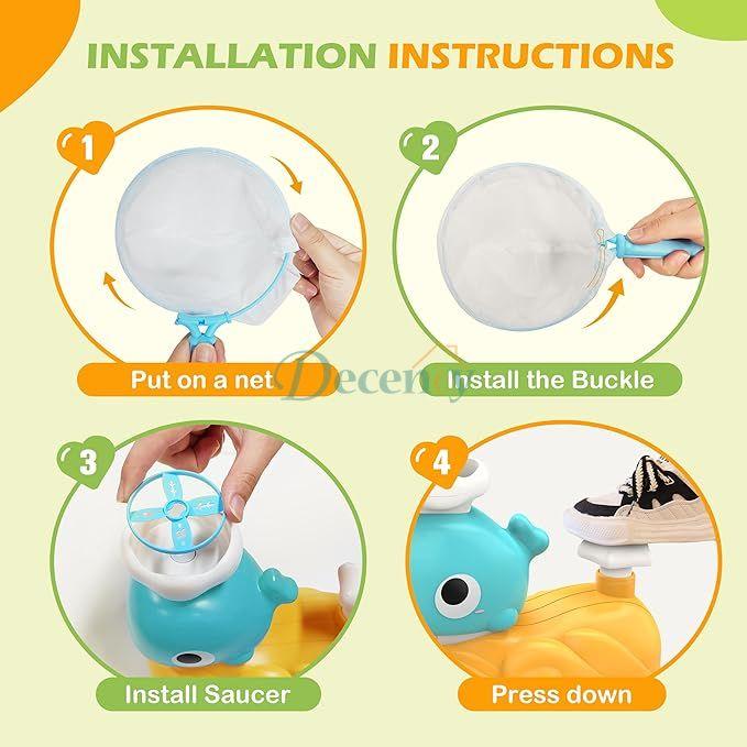Fun & Attractive Whale Disc Flying Saucer Toy