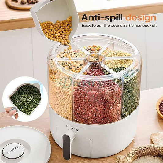 10KG Ecoco 6 Grid Rotating Dispenser