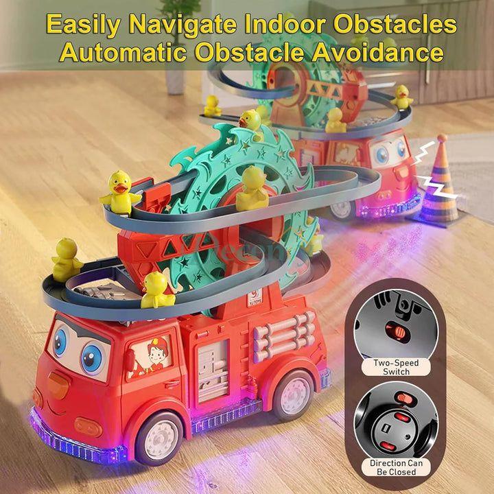 Musical & Lightning Duck Track Fire Truck Set