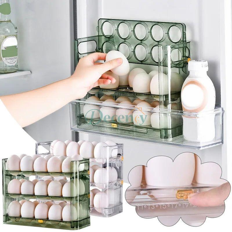 Acrylic 30 Grids 30 Layer Egg Organizer