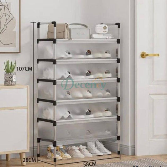 Shoe Rack, Dustproof Shoe Cabinet Storage Shelf