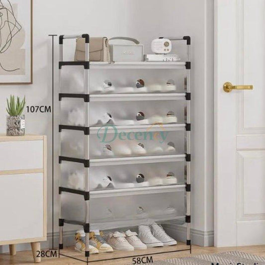 Shoe Rack, Dustproof Shoe Cabinet Storage Shelf