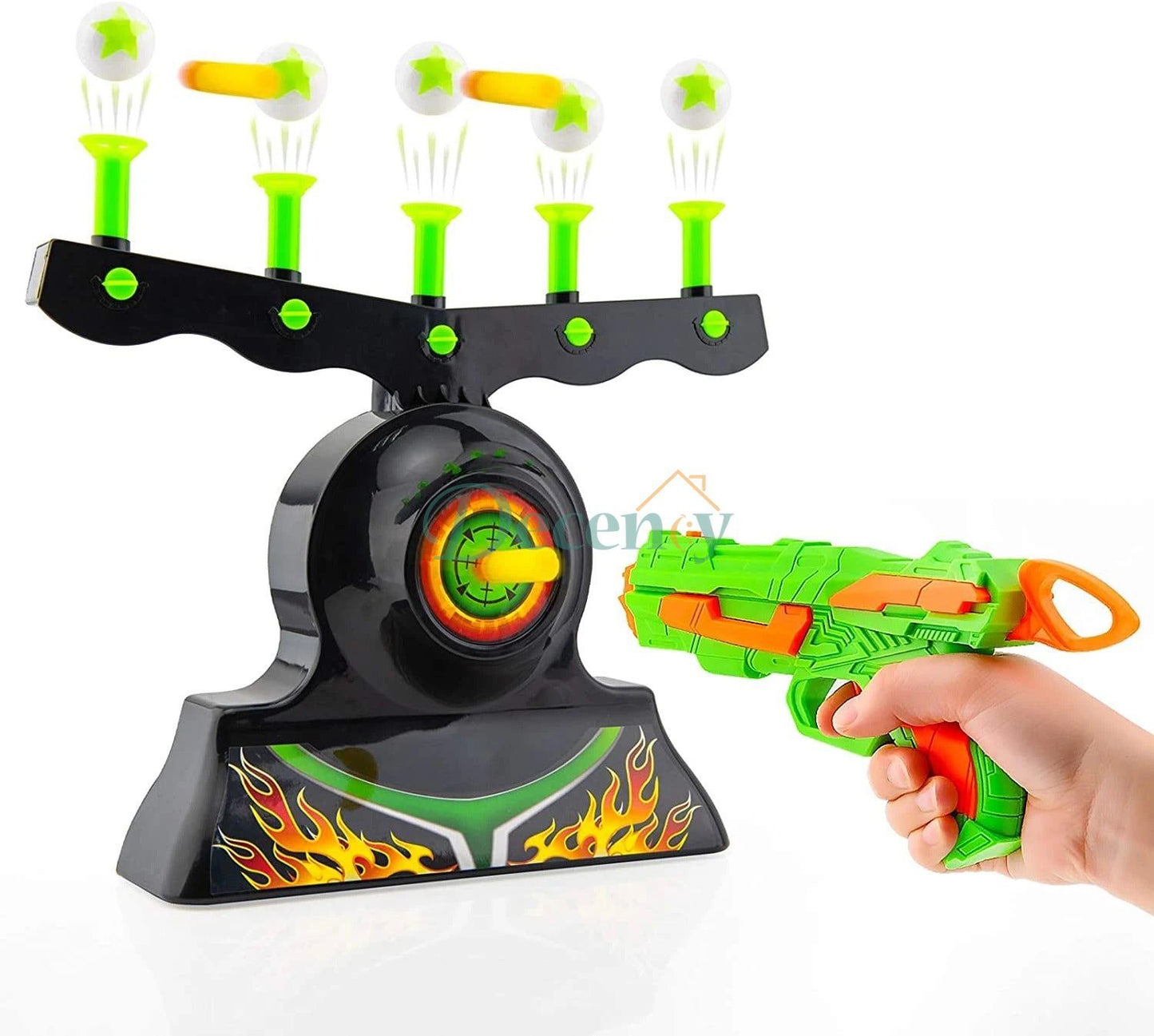 Electric hover shot target practice toys - Decency
