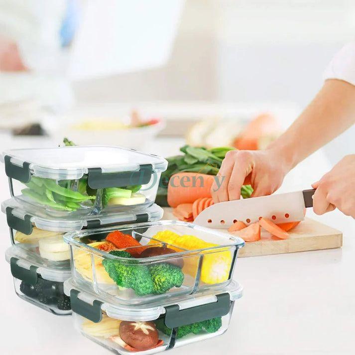 Set Of 3 Acrylic Containers