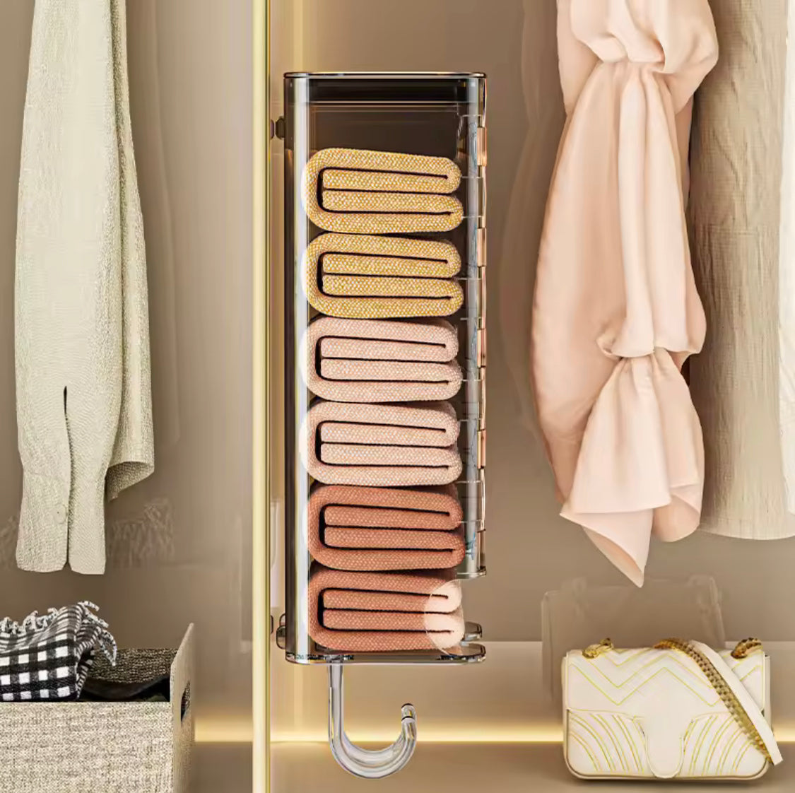 Wall Hanging Towel Organizer