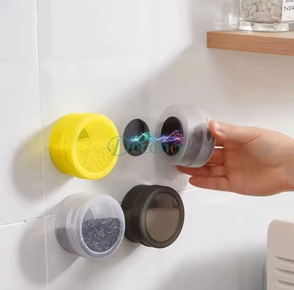 Wall Mounted Magnetic Seasoning Box (3Pcs)