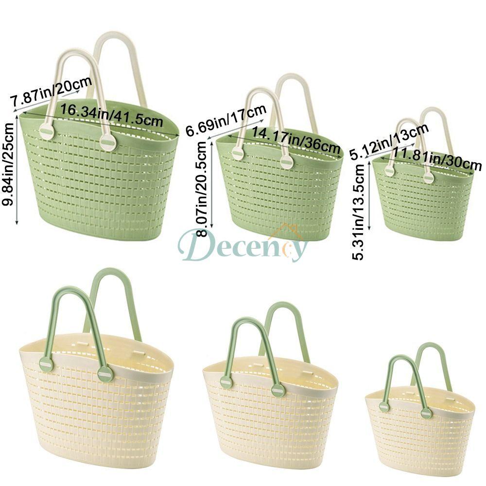 Multipurpose White Plastic shopping Basket With Handles