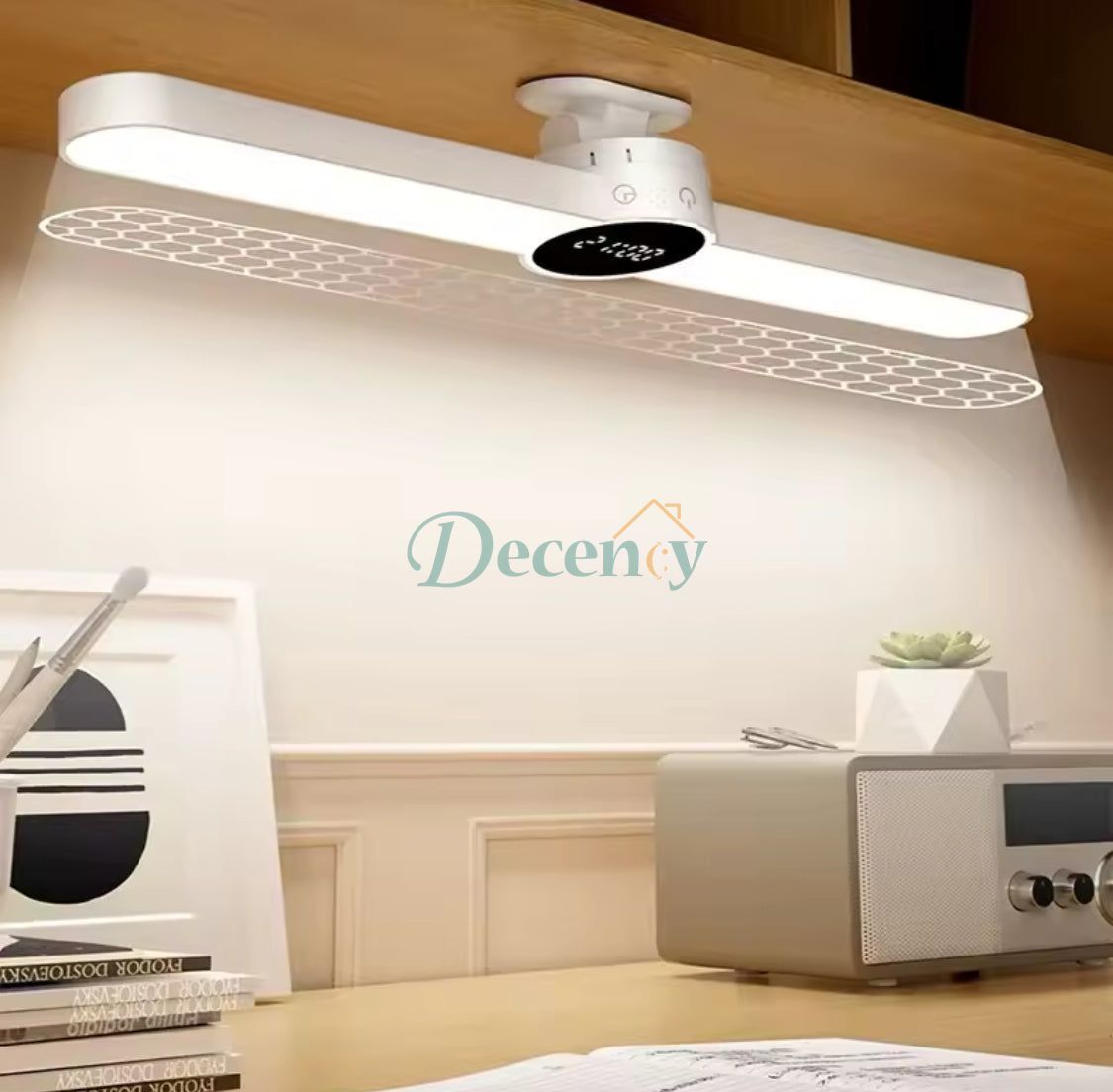 LED Light with Display Light Bar Time Display