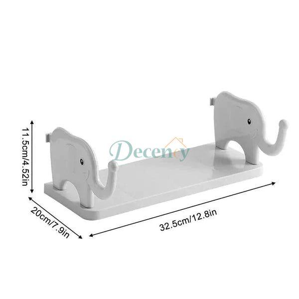 Wall Mounted Elephant Storage Rack