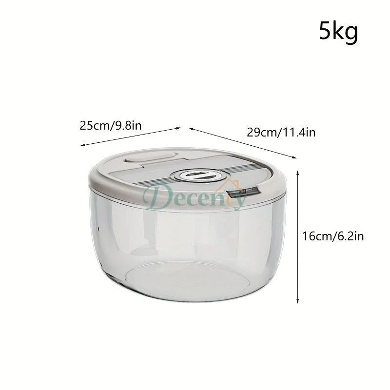 Plastic Rice Bin Dispenser Storage Container
