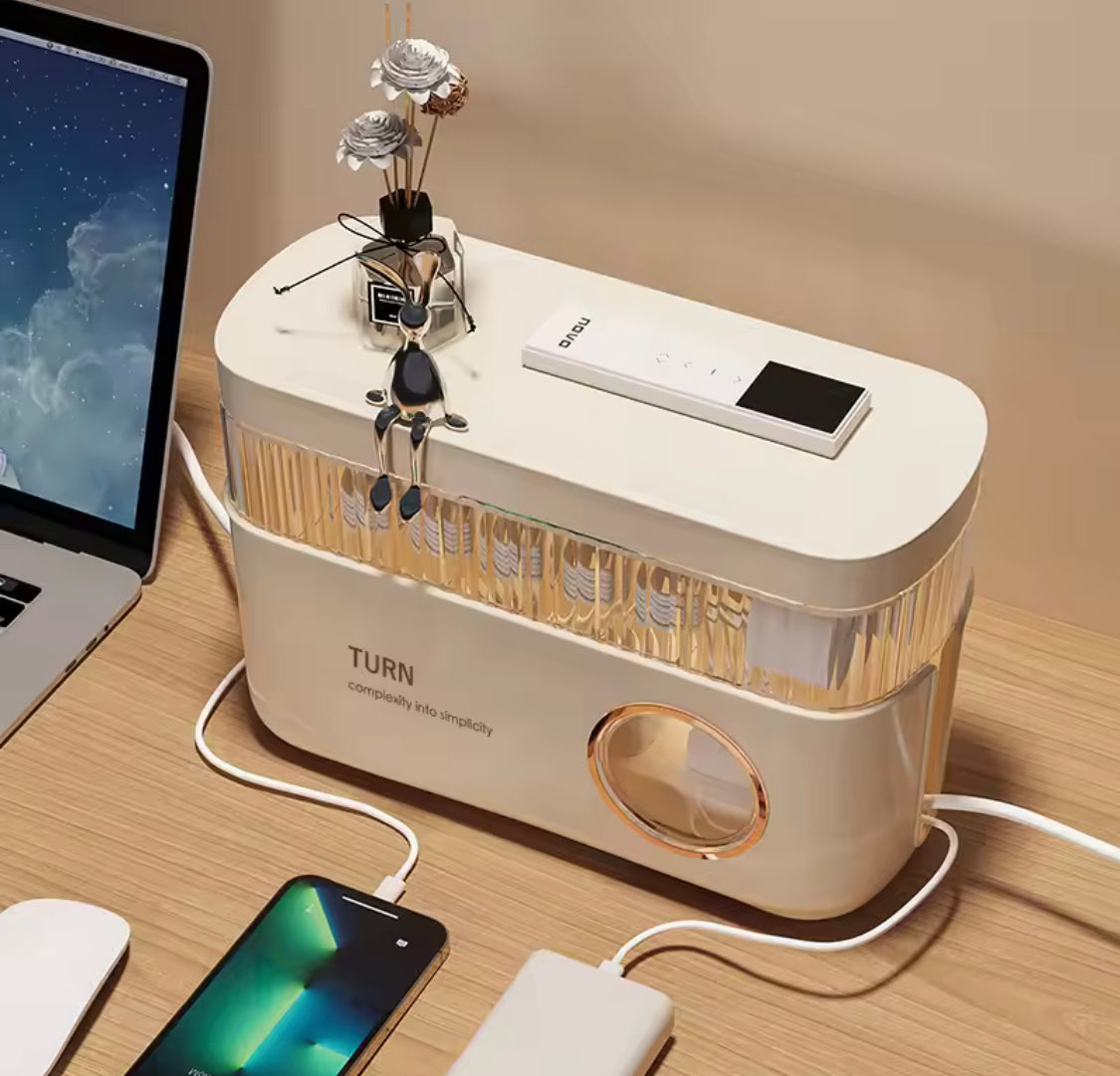 Data Cable Storage Box, Plug Board Storage Box