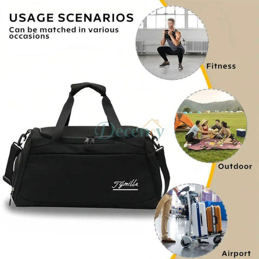 Large Capacity Gym Bag, Waterproof Men Women Sports Bag, Portable Light Weight Travel Bag