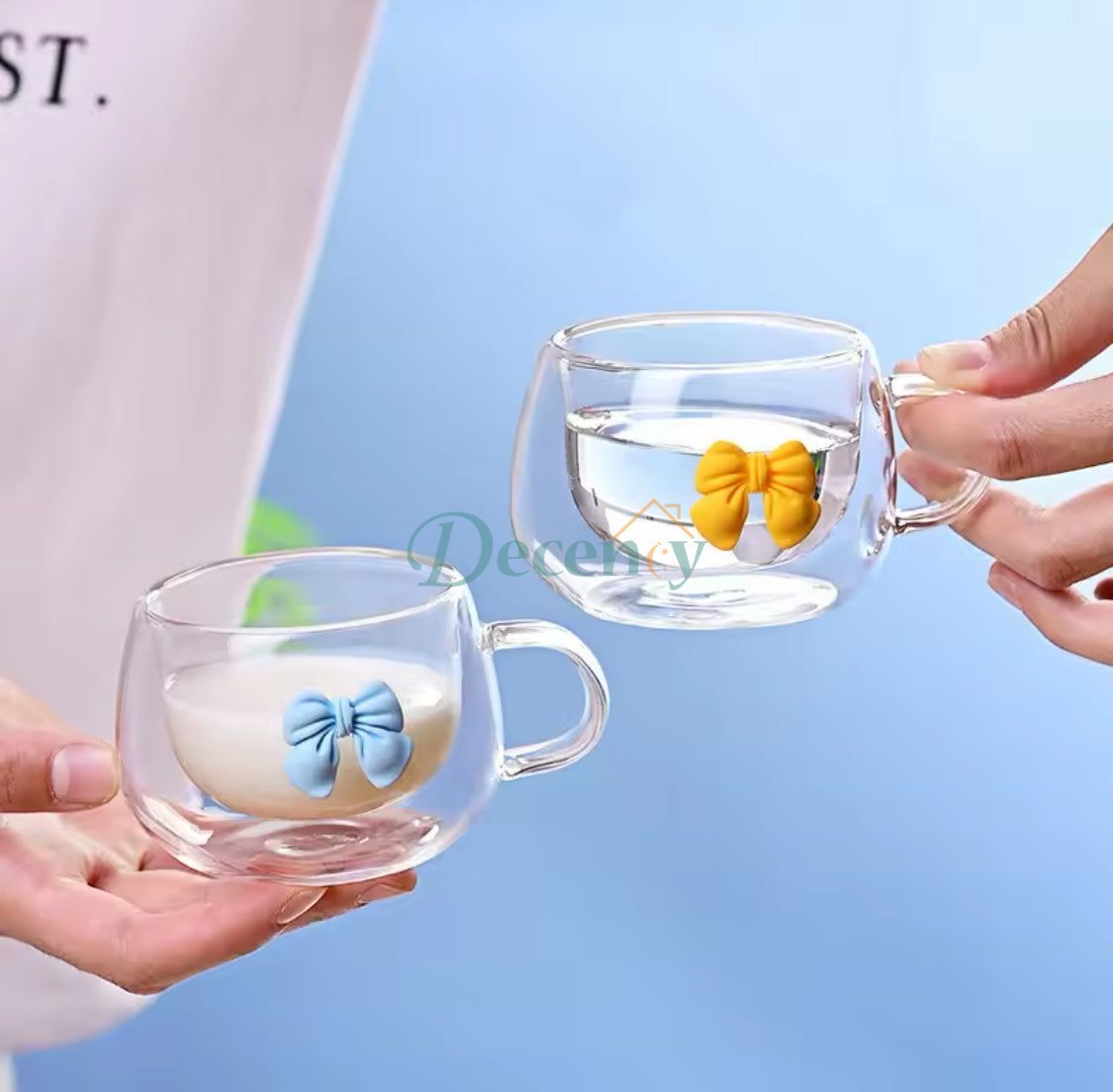 250ml Double Wall Glass Coffee Mug