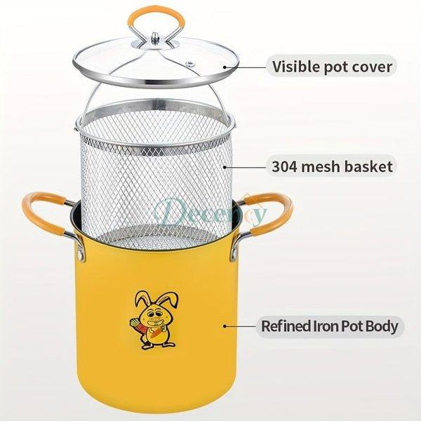 2L Deep Frying Stainless Steel Pot