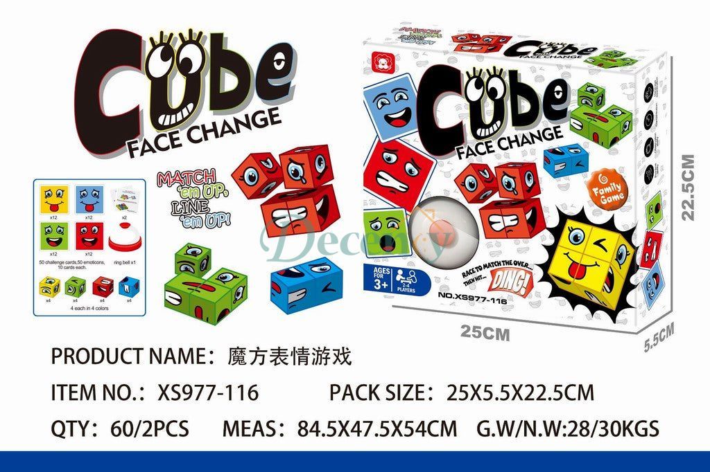 Fun Face Changing Rubiks Cube