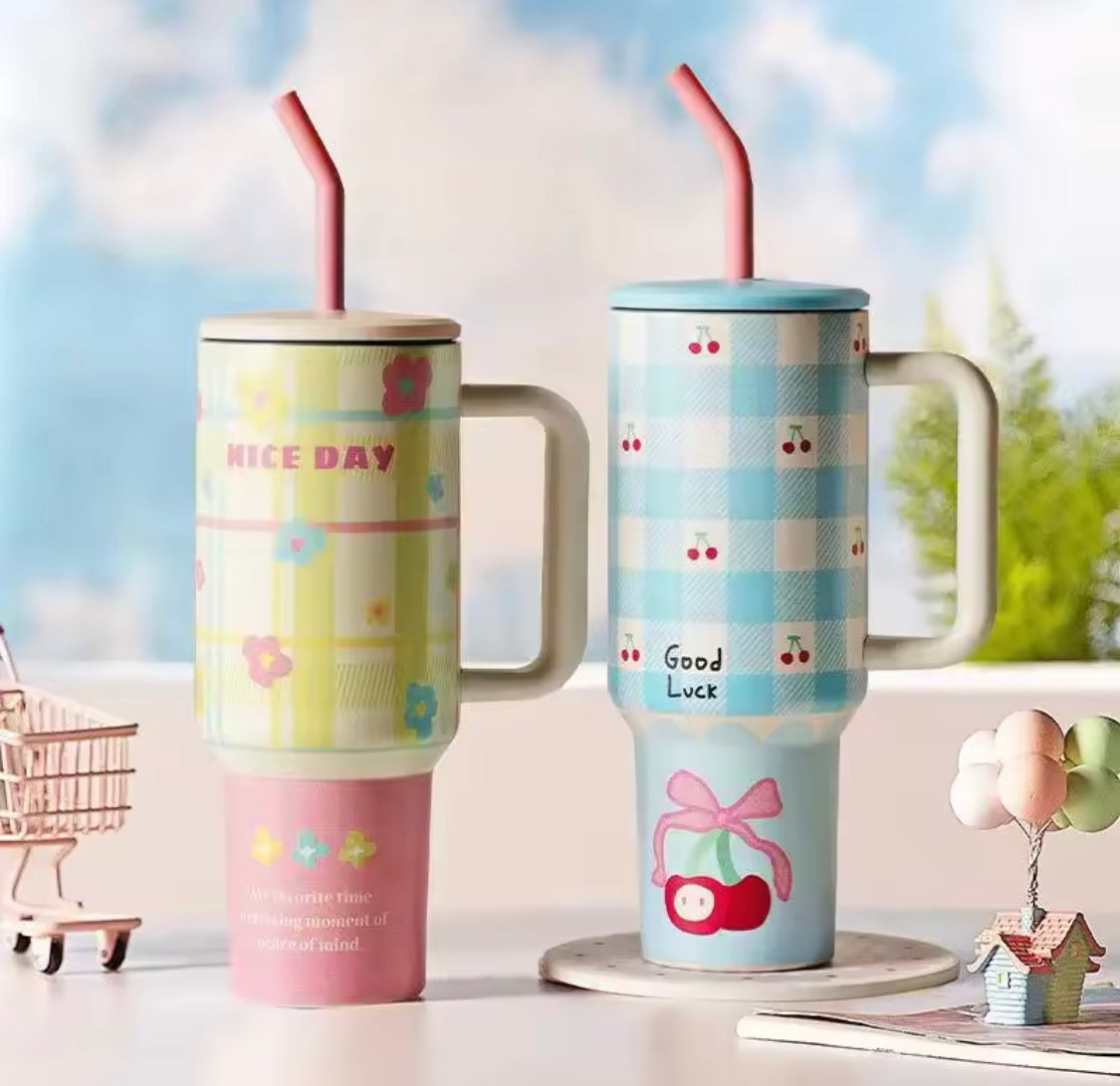 1200ml Printed Stainless Steel Tumbler