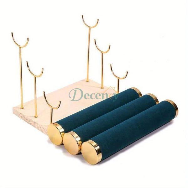 3 Layer Velvet Display Jewellery Organizer
