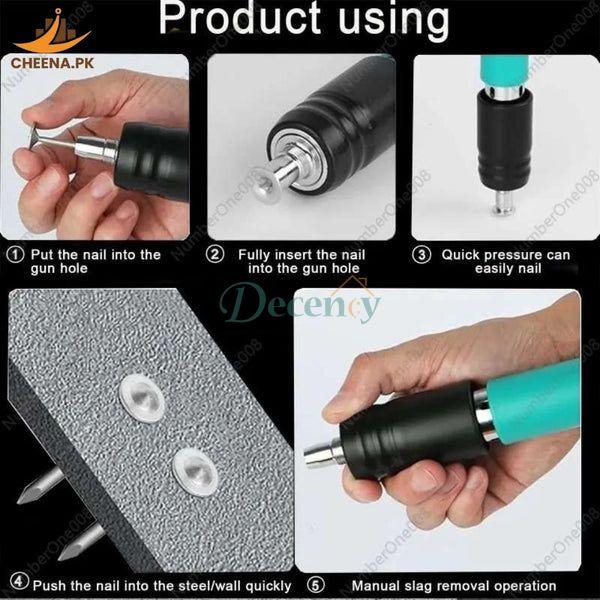 Concrete Nail Machine Kit with Free Nails