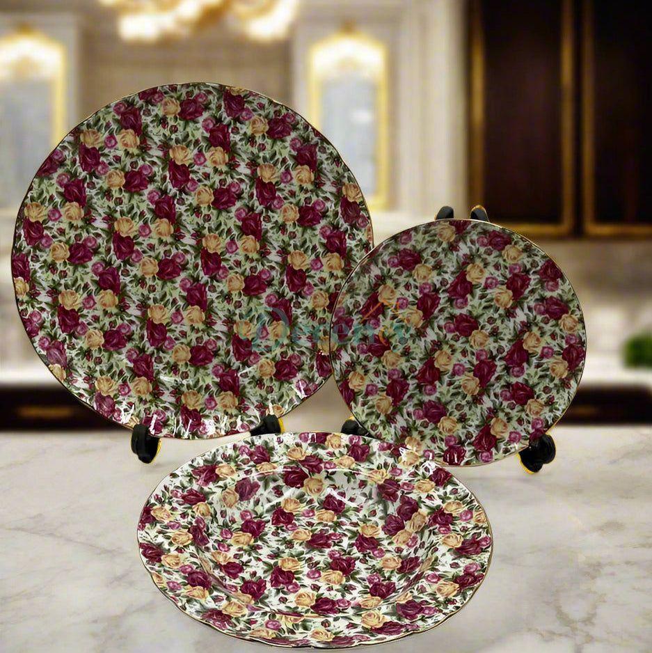 Royal Albert 18-Piece Dinner Set (6 Persons) Classic Elegance | Premium Porcelain | Ideal for 6-Person Dining