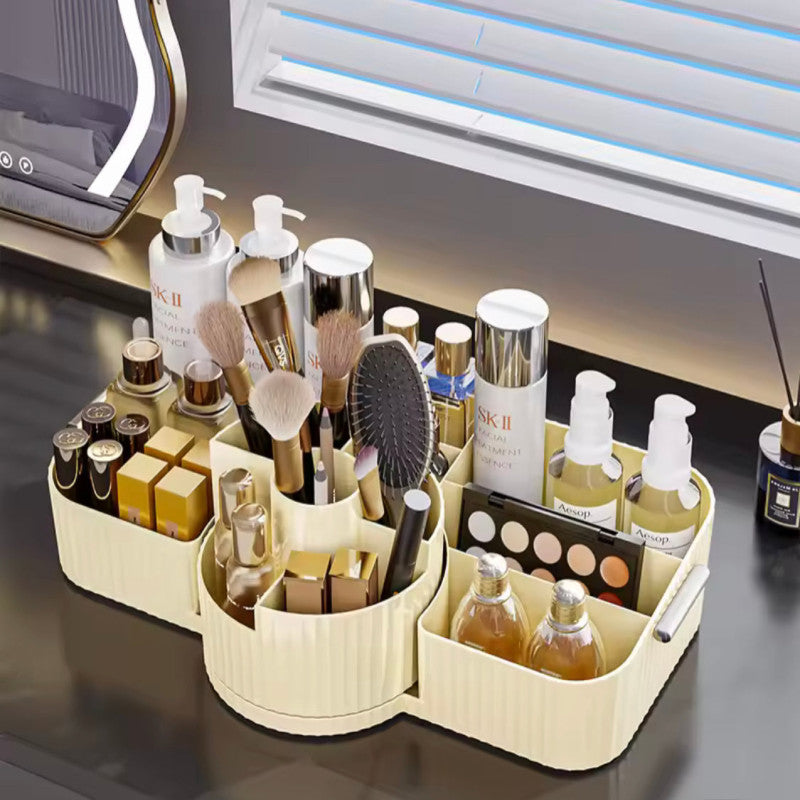 360° Rotating Makeup Brush Holder