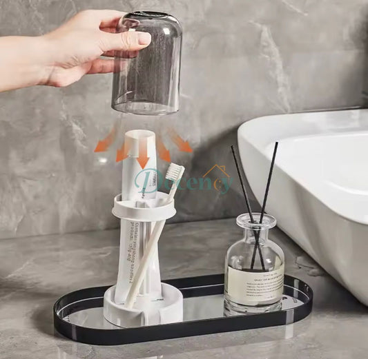Toothbrush Holder With Dust Cover