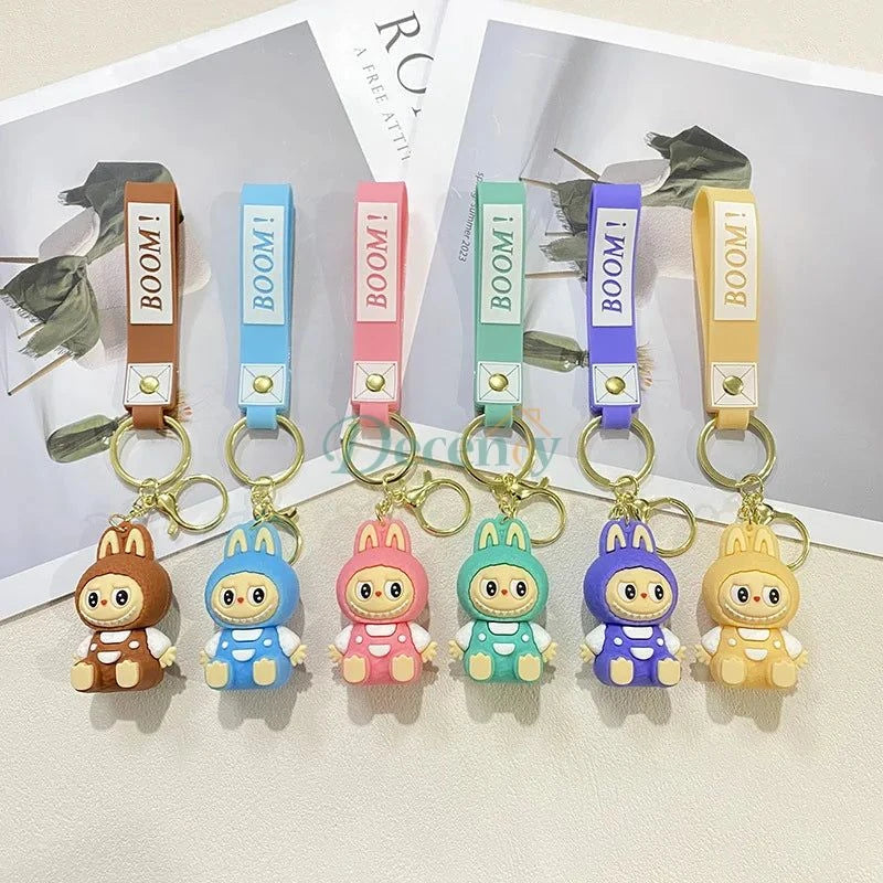 Labubu Mobile Phone Pendant Keychain 1-Pcs