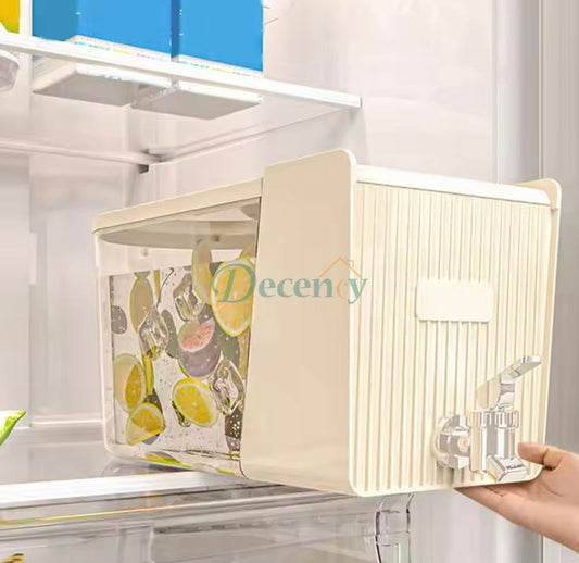 5.3L Refrigerator Drink Dispenser, Leakproof Beverage Drink Container