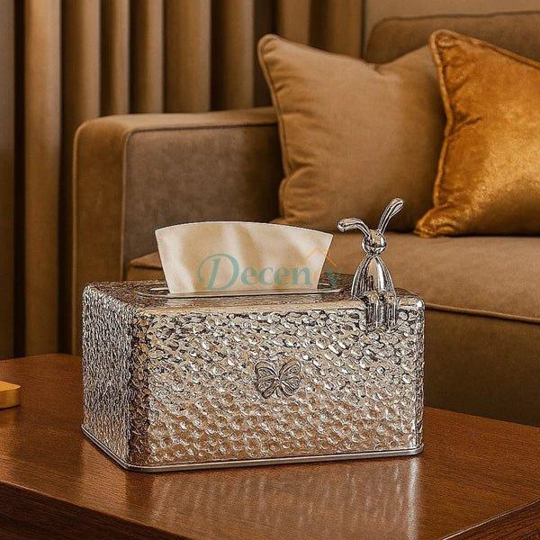 Acrylic Crystal Design Tissue Box