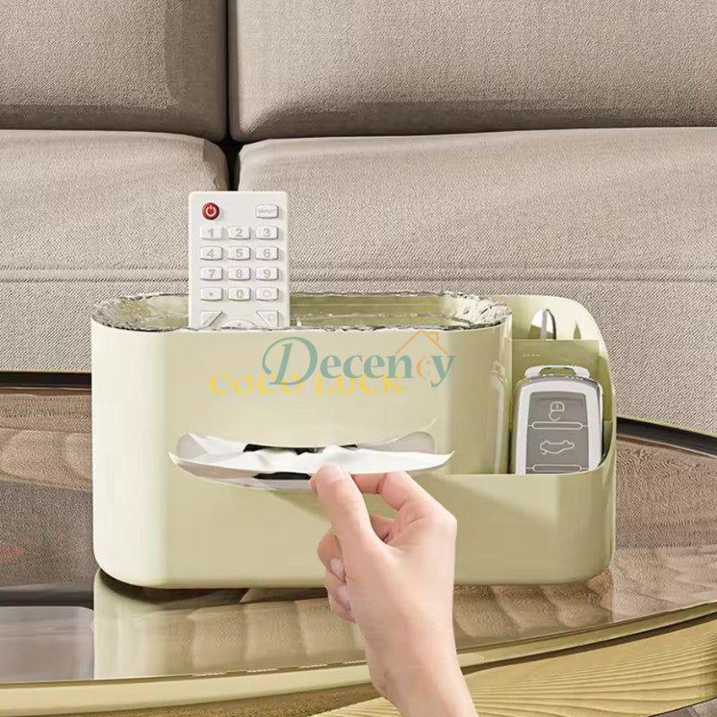 Multifunctional Cosmetic Display Cases with Tissue Box