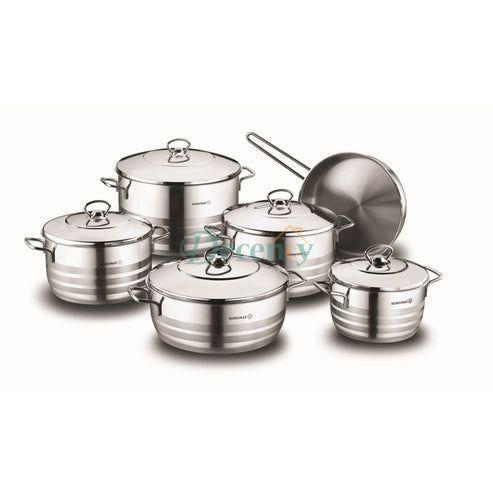 KORKMAZ ALFA PLUS Cookware Set 11 Pcs